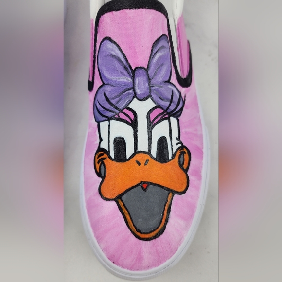Hand Painted No Boundaries D&D Duck flats - Picture 6 of 11